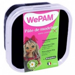 WePAM - Modelliermasse in luftdichter Box, 145 ml, Schwarz
