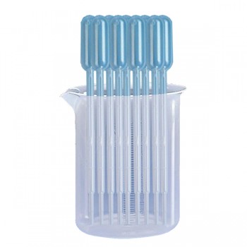 Lot 10 pipettes graduées de 3 ml + 1 bécher gradué offert