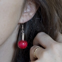 Boucles d'oreilles pommes d'amour