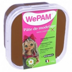 WePAM - Modelliermasse in luftdichter Box, 145 ml, Schokolade