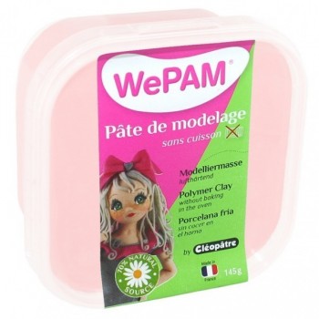 WePAM - Modelliermasse in luftdichter Box, 145 ml, Puppen-Rosa