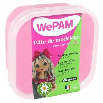 WePAM - Modelliermasse in luftdichter Box, 145 ml, Helles Rosa