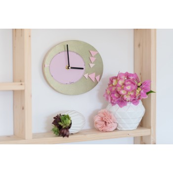 Tutoriel horloge rose et bronze