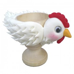 Tutorial hen on a eggcup (in french)