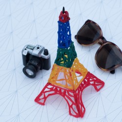 Tutorial Eiffel Tower 3D Paint (in french)