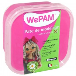 WePAM - Modelliermasse in luftdichter Box, 145 ml, Fuchsien-Rosa