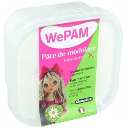 WePAM - Modelliermasse in luftdichter Box, 145 ml, Weiß