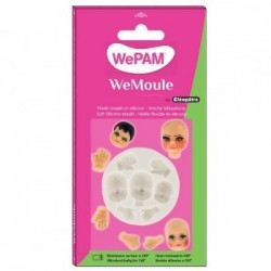 Face and Hands Silicon Mould - WeMoule