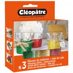 Little BOX Paillettes Rouge/Or/Vert