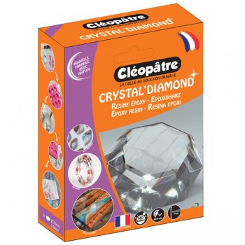 Résine d'inclusion Crystal'Diamond et accessoires 150ml Cléopâtre  LCC19-150-E1