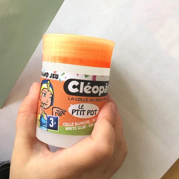 CLÉOPÂTRE Blister de 2 P'tis Pot de Colle Cléopatre 23gr à l'odeur