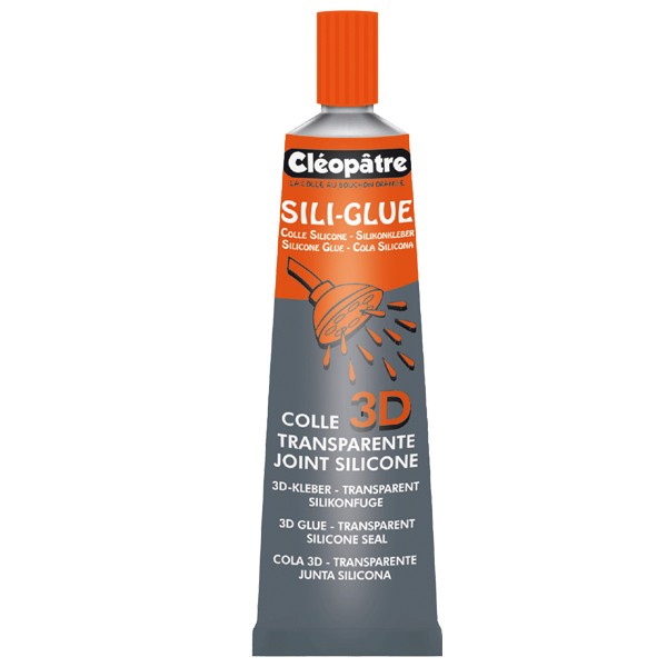 Colle silicone pour 3D et mosaïque