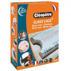 Résine époxy de glaçage Souple 130ml Glass'Flex Cléopâtre