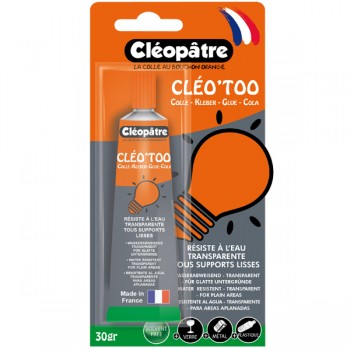 Cléopâtre colle Cléotoo Cléo'Tech tube 30g sous blister CLEOPATRE