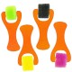 Set of 4 25 mm plastering foam rollers (4 different foam shapes)