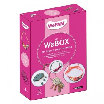 WeBOX 1 : 20 bijoux à créer  Livre + WePAM
