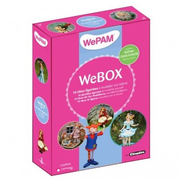 WeBOX 3 : 10 plastiline figurines to model by yourself Book + WePAM