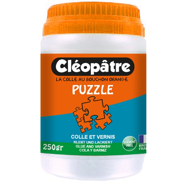 Colle-vernis puzzle Cléopâtre, colle puzzle, vernis protection puzzle