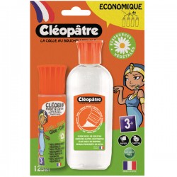 Blister de Colle Cléobio en 25g avec sa recharge 100g