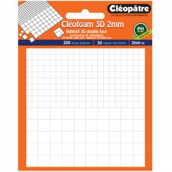 Colle scrapbooking Cléotwin 28 ml - 2 embouts - Colle blanche - Creavea