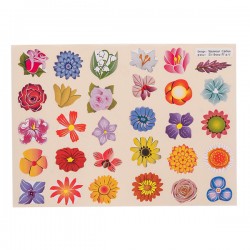 Gommettes fleurs