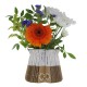 Vase à décorer en carton kraft naturel