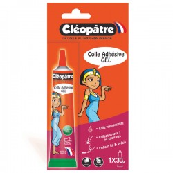 Schulkleber Cléopâtre in Alutube von 30 gr und Blisterverpackung