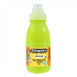 Gel Pailleté Néon Jaune 250 ml