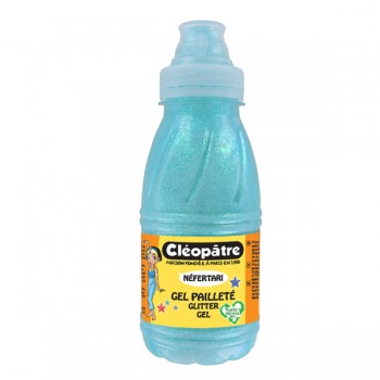 Gel Pailleté Néon Bleu Glacé 250 ml