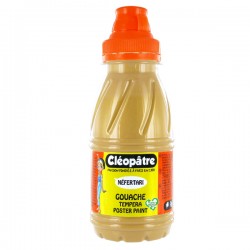 Nefertari Gouache Farbe Gold 250 ml