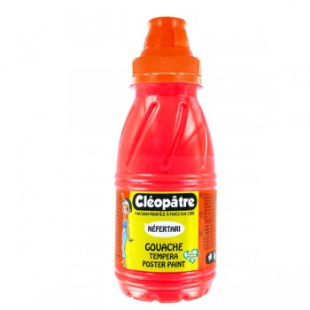 Nefertari Gouache Farbe Fluo Rot in 250 ml