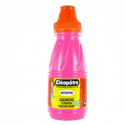 Peinture Gouache Néfertari Fluo Rose en 250 ml