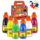 Coffret de 6 flacons de Gouaches couleurs primaires en 250ml