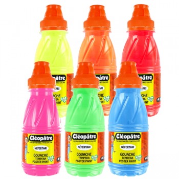 Set mit 6 verschiedenen Neon-Farbtönen 250 ml