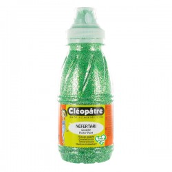 Peinture à l'eau Pailletée Vert Printemps en 250 ml