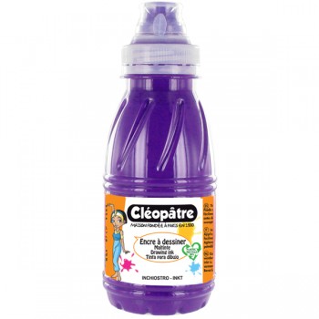 Tinta de dibujo morada en 250 ml
