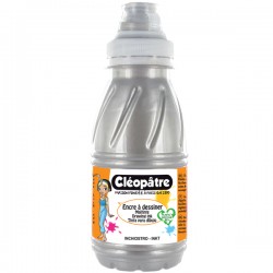 Tinta de dibujo plateada en 250 ml