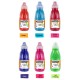 Lot de 6 flacons en 250 ml Encre à Dessiner, Orange, Turquoise, Rouge Carmin,Violet, Rose Tyrien, Vert Printemps