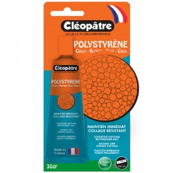 Colle technique Cléo'TECH Polystyrène 30g