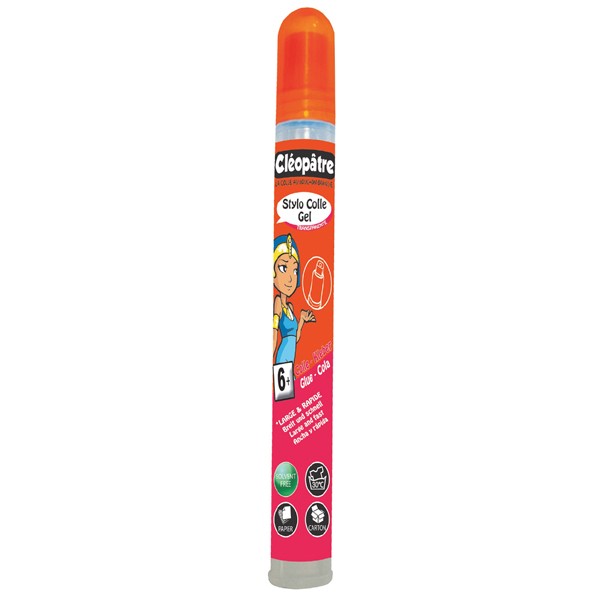 Stylo Colle liquide, forte et transparente, à embout large et rapide