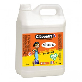 Gouache Néfertari BaBy  Blanc 5 litres