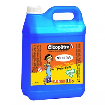 Gouache Néfertari BaBy Cyan, Bleu Primaire 5 litres