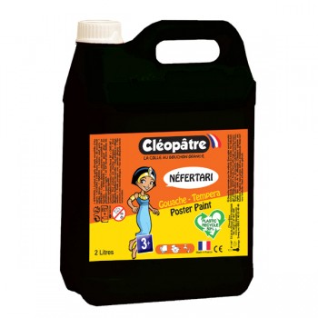 Gouache Néfertari BaBy  Schwarz 5 liter