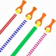 Set of 4 foam rollers with fancy impression 25 mm