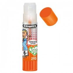 Bâton de Colle TRANSPARENTE "Cléostick" Adhésive en 21g