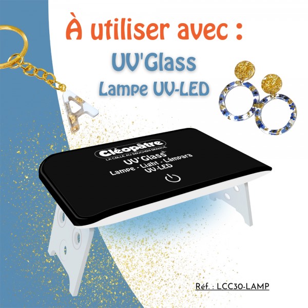 RESINE UV - CREATION 25ml POUR BIJOUX + 3 open bezel EN CADEAU