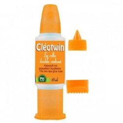 Cléotwin 28 ml avec deux embouts fin et large