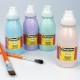 Lot de 4 Peintures à l'eau Pailletée Pastel 250 ml (Pêche, Lavande, Azur, Amande)