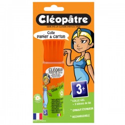 Blister de colle végétale "mini Cléobio" en 25 gr avec embout mousse