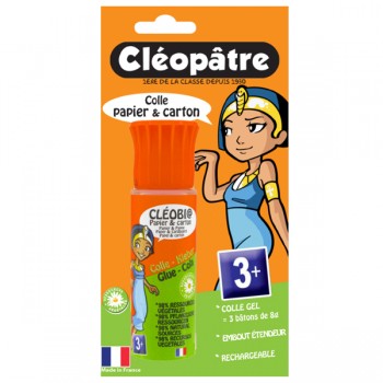 Blister de colle végétale "mini Cléobio" en 25 gr avec embout mousse